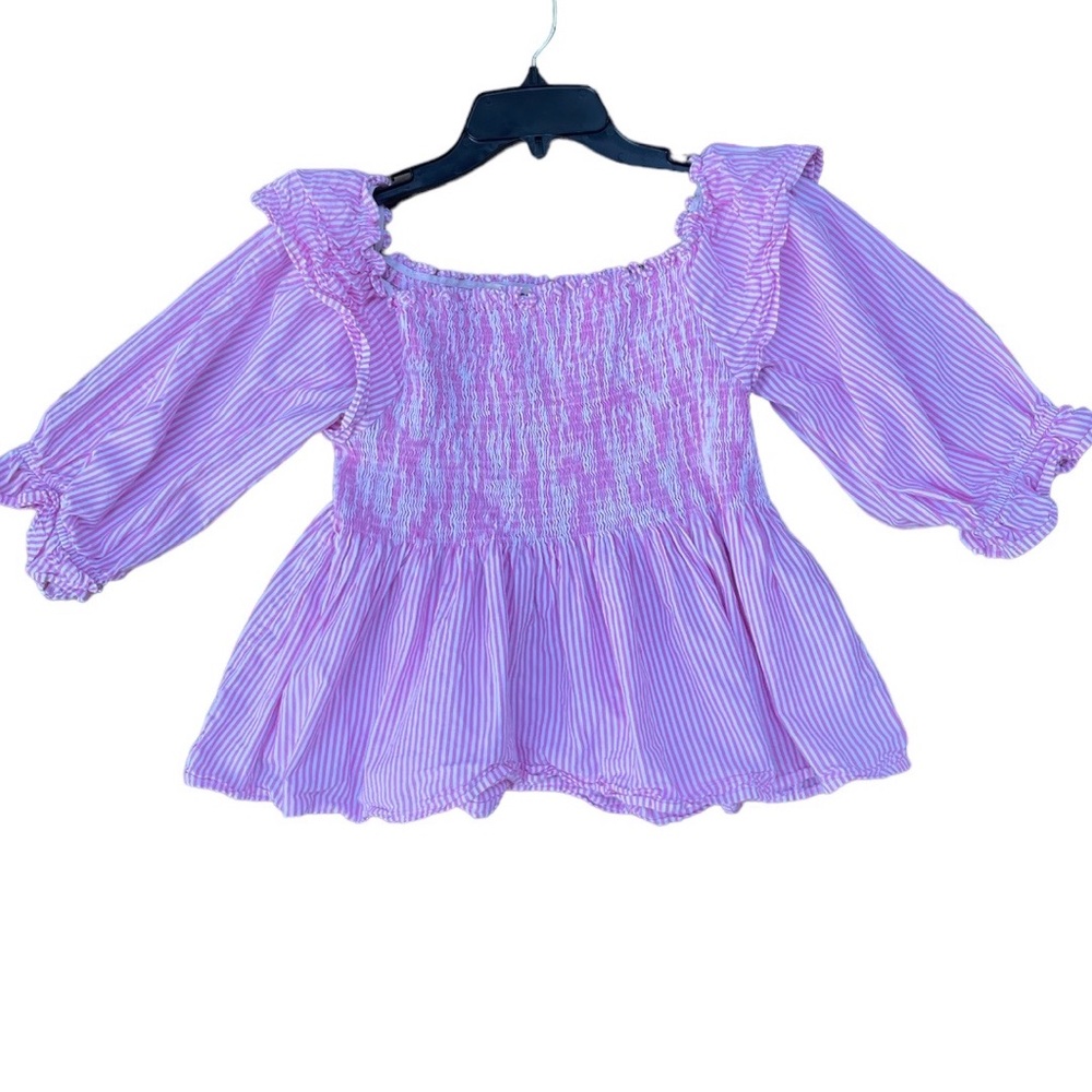 Rustic Rack Boutique Off Shoulder Smocked Blouse Size Large